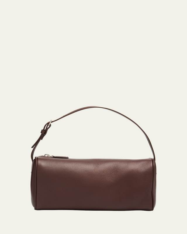 90s Top-Handle Bag in Silk Leather